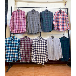 Áo sơ mi flannel hiệu chính hãng - 2hand hiệu