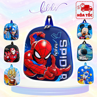 Balo bé trai in nổi 3D người nhện phi hành gia mickey Balo hoạt hình cho trẻ em học mẫu giáo mầm non BOLALA STORE BA017