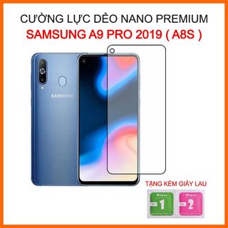 Cường lực samsung a9 pro 2019 , cường lực dẻo 9h+