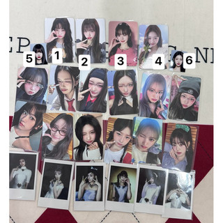 Card lẻ Wonyoung set lens