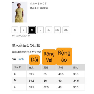 Áo thun U nữ cotton Uni qlo tag Nhật