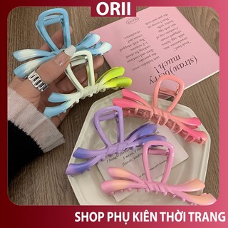 Kẹp tóc chữ X hàn quốc , kẹp tóc càng cua to ORII ,kẹp tóc càng cua 11 cm ,chất liệu nhựa acrylic cao cấp.