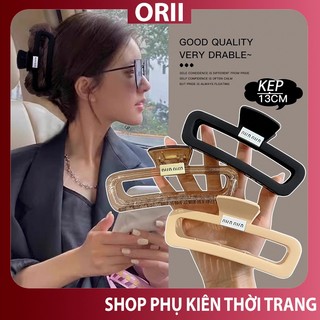 Kẹp tóc càng cua 13 cm MIN MIN ,kẹp tóc càng cua to hàn quốc ORII ,kẹp toc chất liệu nhựa acrylic cao cấp.