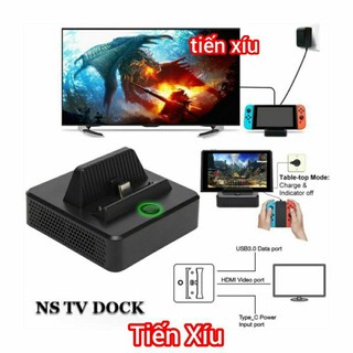 Dock xuất hình Nintendo Switch Oled V1 V2 Dock Xuất Hình Máy Game nintendo switch (chưa kèm sạc và không kèm dây hdmi)