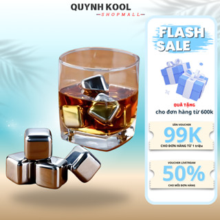 Đá Lạnh Vĩnh Cửu Không Tan DIDOOGLT Set 8 Viên Chất Liệu Inox 304 Cao Cấp, An Toàn Tiện Lợi