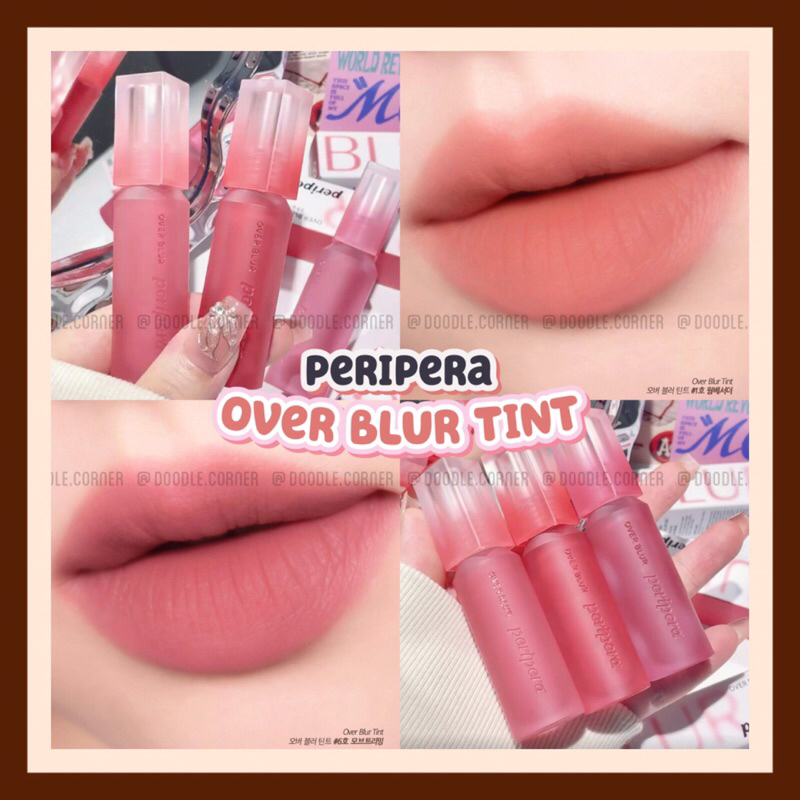 Son kem lì Peripera Over Blur Tint