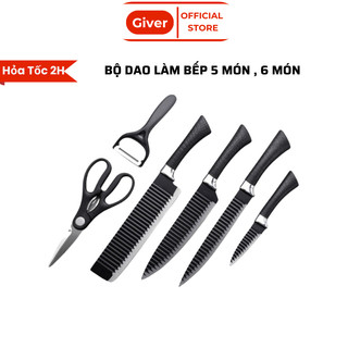 Bộ dao 5 món 6 món cắt gọt siêu sắc bén hàng nhật