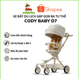 Xe đẩy du lịch gập gọn ba tư thế Cody Baby D7