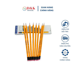 Hộp 12 chiếc bút chì Staedtler 134, bút chì gỗ 2B-HB cho học sinh