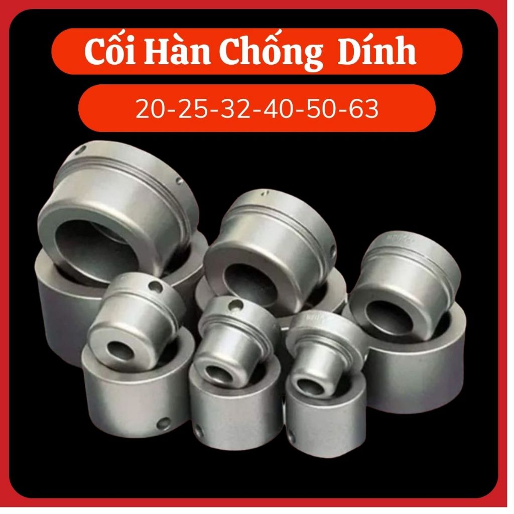 Đầu hàn ống hàn nhiệt chống dính,chống móp ống-Hàng loại 1-có các cỡ 20-25-32