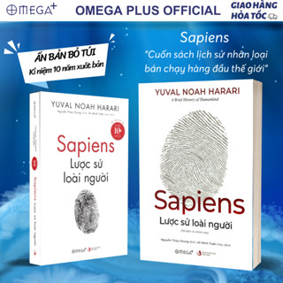 Sách Sapiens - Lược Sử Loài Người - Yuval Noah Harari (Omega Plus)