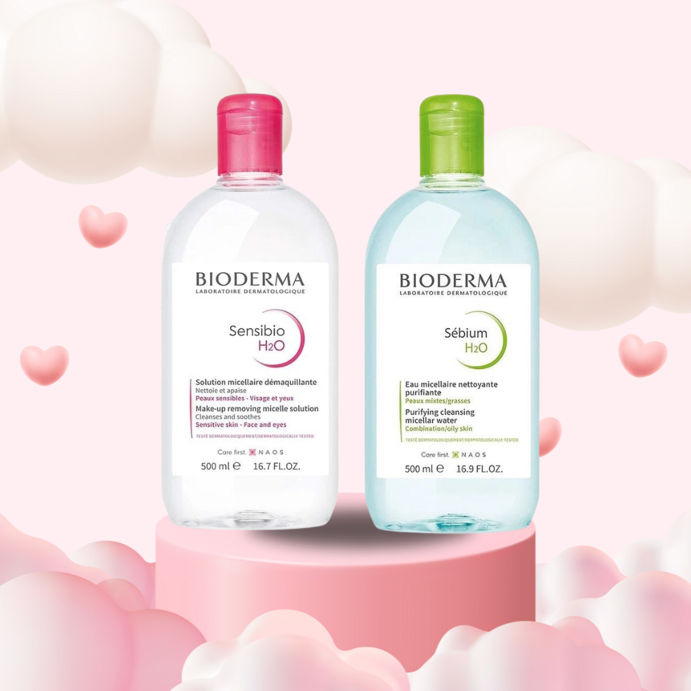 Nước tẩy trang bioderma 500ml dành cho mọi loại da chính hãng- cerave//