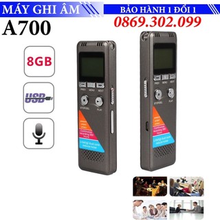 Máy Ghi Âm Chuyên Nghiệp Cao Cấp A700 8GB - Digital Voice Recorder
