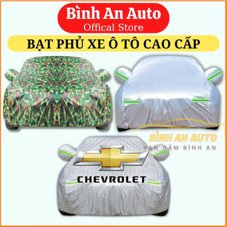 Bạt Phủ Xe Ô Tô Chevrolet Spark, Colorado, Trailblazer, Aveo, Cruze, Orlando, Captiva, bạt tráng nhôm, vải dù, rằn ri