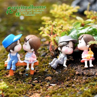Mô hình Cặp đôi lãng mạn, phụ kiện trang trí tiểu cảnh, DIY, terrarium
