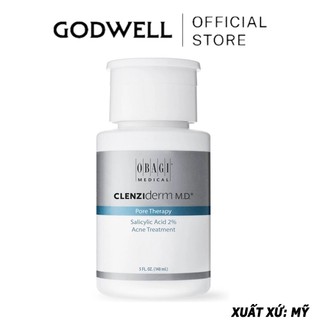 Dung dịch tẩy tế bào chết BHA Obagi Clenziderm Pore Therapy hỗ trợ kiềm dầu giảm mụn 148ml