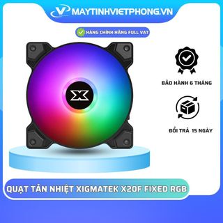 Quạt tản nhiệt - fan case xigmatek x20f fixed rgb