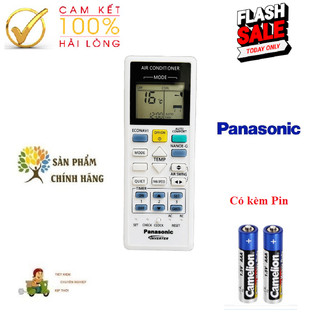 Remote điều khiển điều hòa panasonic 1 & 2 chiều inverter econavi nanoe-g- hàng chính hãng mới 100% tặng kèm pin
