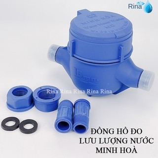 Đồng hồ nước nhựa minh hòa đồng hồ đo lưu lượng nước
