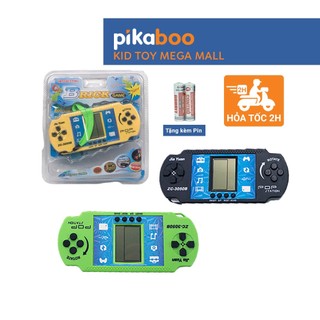 Máy game cầm tay Brick Game Pikaboo nút bấm mượt mà màn hình rõ nét khổ ngang giúp cầm tay tiện lợi
