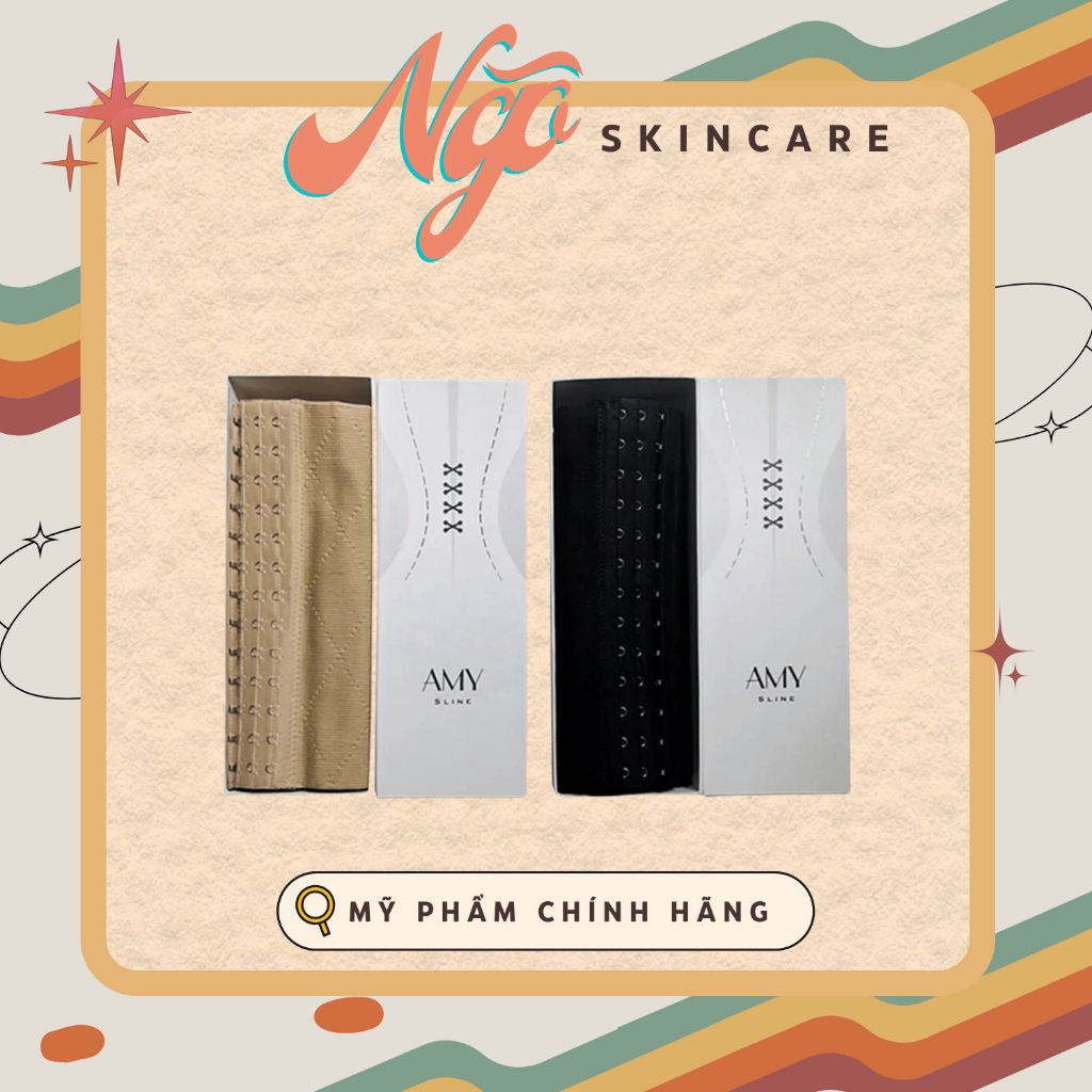 Đai Nịt Bụng Giảm Mỡ Amy Sline 8 Xương 28cm Không Hộp