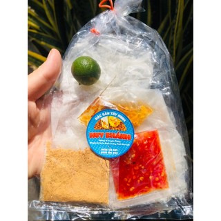 Bánh tráng phơi sương sốt ớt đỏ cay /ớt xanh ít cay