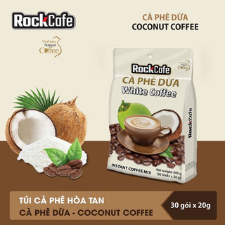 Cà phê EMO Dừa White Coffee Rock Coffee