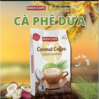 Cà phê EMO Dừa White Coffee Rock Coffee