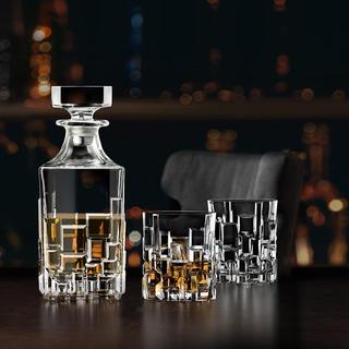 Bộ 1 Bình Rượu 810 ml và 6 Ly Rượu 330 ml Thuỷ Tinh Pha Lê Ý RCR - Etna Whisky Set