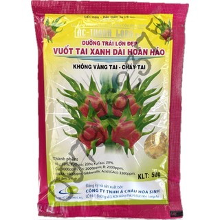 Phân Bón Chuyên Thanh Long - Vuốt Tai Xanh Dài Hoàn Hảo - Không Vàng Tai - Cháy Tai - Gói 50g