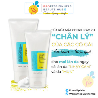 Sữa Rửa Mặt Cosrx Low pH Good Morning Gel Cleanser - Gel rửa mặt Cosrx tràm trà dịu nhẹ