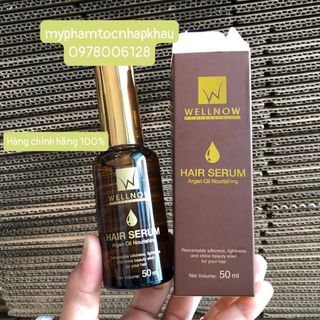 (CHÍNH HÃNG) Tinh dầu giữ nếp tóc uốn siêu mềm mượt, sáng bóng wellnow 50ML