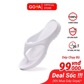 Dép Thể thao chạy bộ Goya Flip GF23 - màu trắng
