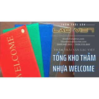 Thảm Welcome hàng loại 1 size  50x70cm