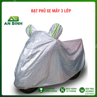 Bạt Phủ Xe Máy Chống Mưa, Nắng, Bụi Bẩn Chất Lượng Cao Chống Thấm Tuyệt Đối, Bao Trùm Cả Xe