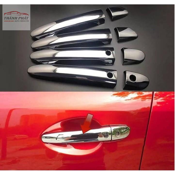 CX8, Ốp Tay Hõm Cửa Mazda CX8 Mạ Crome Cao Cấp Đủ Bộ 8 Chi Tiết