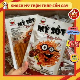 Snack mỳ sốt cay thập cẩm, ăn giòn giòn bùi vị siêu ngon, ăn vặt hot cổng trường
