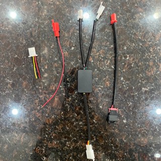 Mạch pasing đèn trợ sáng bi cầu mini 3 chế độ tặng kèm công tắc passing full jac cắm như zin