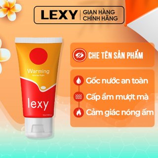 Gel bôi trơn ấm nóng Lexy Warming chai 55ml | SHELL CHÍNH HÃNG