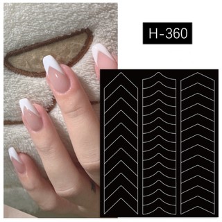 Sticker dán móng dặm ombre , fen đầu móng