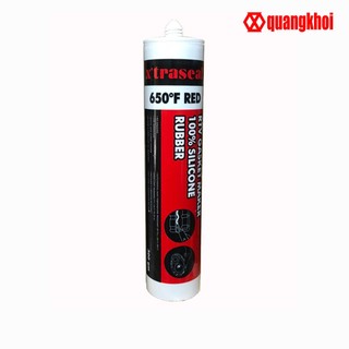 Keo Silicone chịu nhiệt màu đỏ X'traseal 650F Red RTV Silicone 300gr