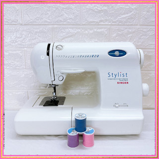 Máy may gia đình máy may mini nhật singer stylist - may cơ bản- đủ chức năng hoàn thiện sản phẩm- may mọi loại vải