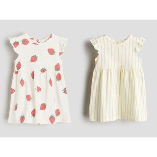Váy cánh tiên cotton cho bé gái H&M mẫu năm 2024