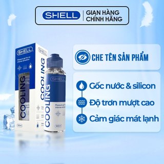 Gel bôi trơn mát lạnh shell cooling - chai 100ml | shell chính hãng