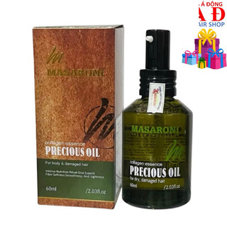 Tinh dầu Argan dưỡng tóc Masaroni Collagen Essence Precious Oil 60ml