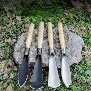 Xẻng thép manga không gỉ nhỏ gọn xới đất trồng rau trồng hoa, xẻng làm vườn tiện lợi 88491