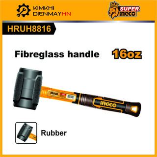 Búa cao su đen 450g ingco hruh8216, hruh8816