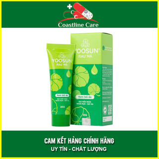 Kem bôi da Yoosun Rau Má - Dịu mẩn ngứa, ngừa mụn, mát da, tránh sẹo - 25g - Coastlinecare Pharmacy