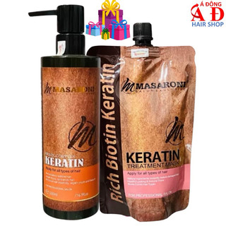 Bộ phục hồi tóc hư tổn tại nhà MASARONI Collagen Keratin cao cấp của Canada 500ml