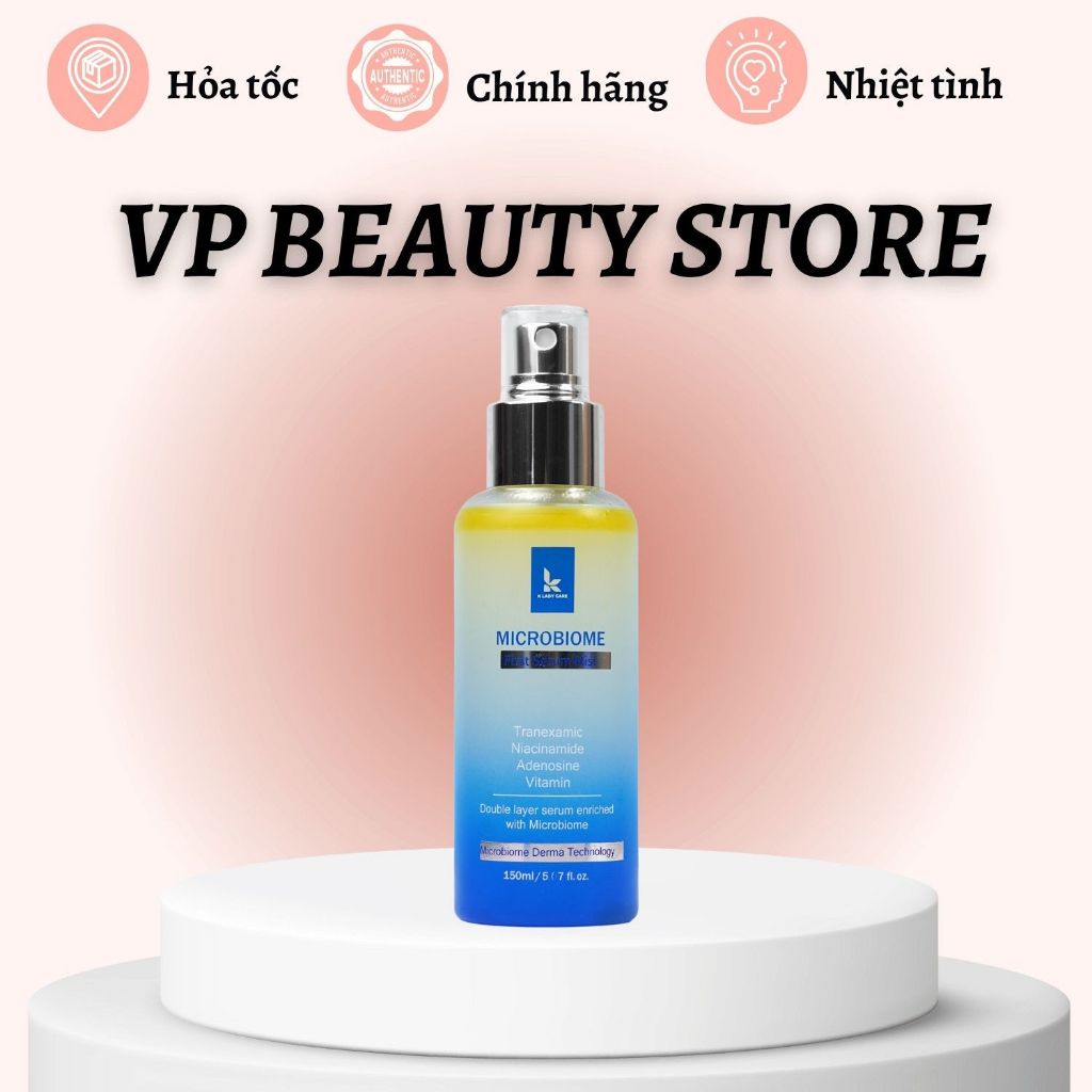 Xịt khoáng Lady Care cấp ẩm phục hồi giúp căng bóng da Microbiome First Serum Mist K.Lady Care 150ml